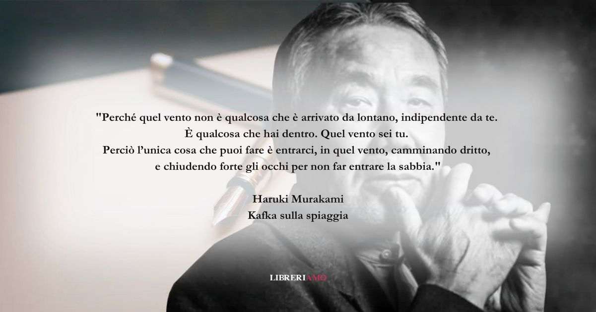 Una frase di Haruki Murakami sul valore della resilienza