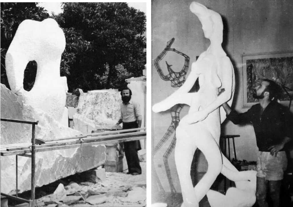Il periodo fiorentino, dal 1960 al 1971: l’artista con i marmi, il Cristo che non riuscì a completare, sculture bronzee stilizzate.