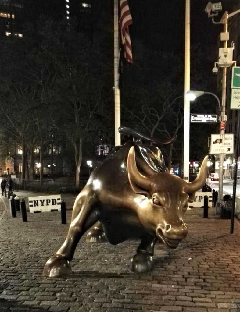 Charging Bull. Foto di Salvatore Galeone