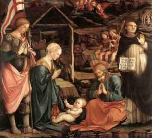 L’adorazione del bambino di San Vincenzo Ferrer di Filippo Lippi