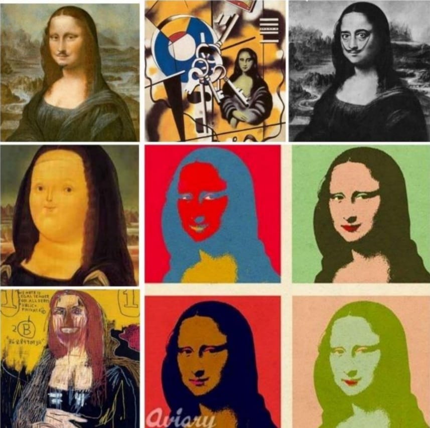 La Gioconda nell’arte: Duchamp, Legèr, Dalì, Botero, Warhol, Basquiat