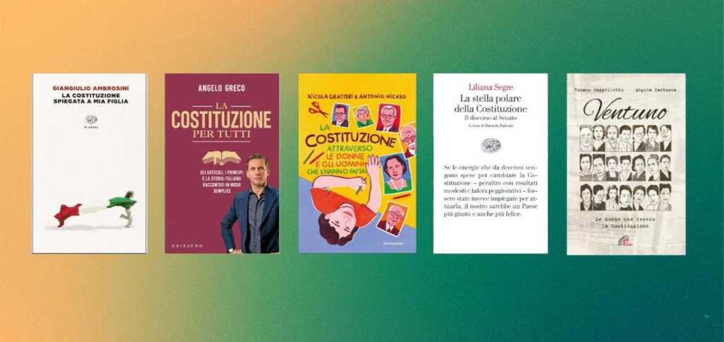 5 libri per celebrare i 75 anni della Costituzione italiana