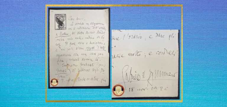 D’Annunzio, ritrovata lettera trafugata dalla Biblioteca Nazionale Centrale di Roma