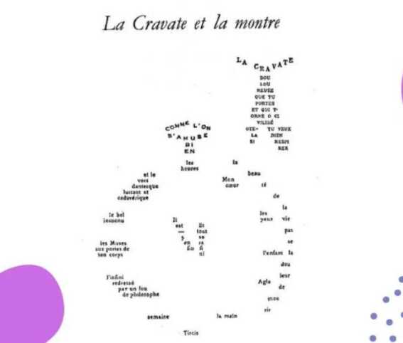 "La cravatta e l'orologio" di Apollinaire, disegno e poesia come metafora dell'esistenza