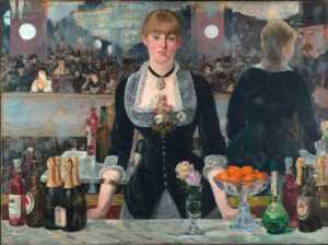 Il bar delle Folies-Bergère di  Édouard Manet