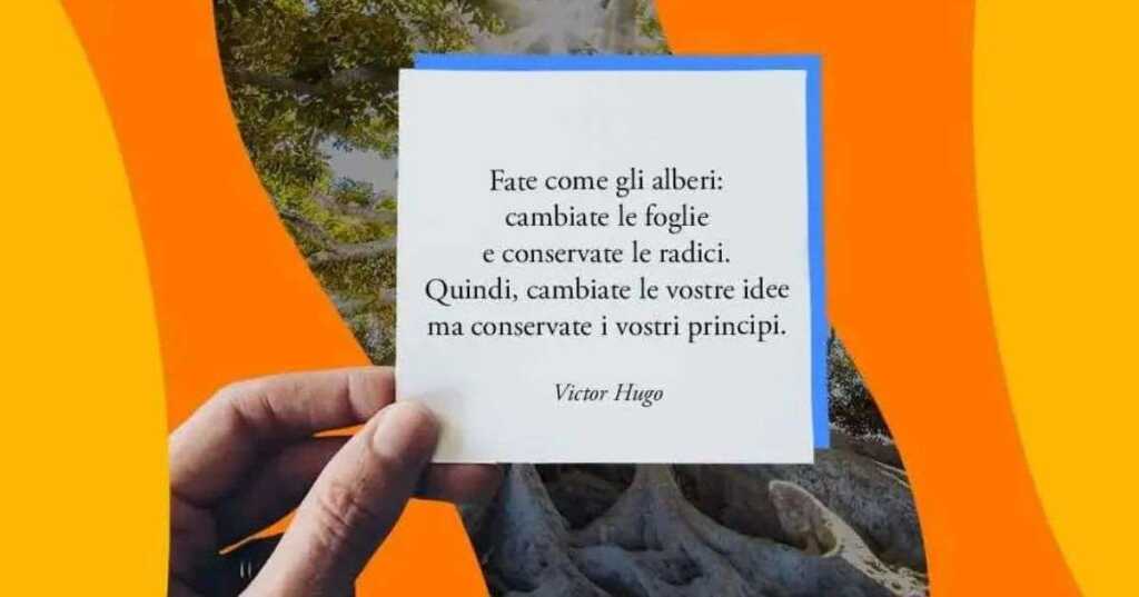 Una frase di Victor Hugo sul valore della natura e della biodiversità