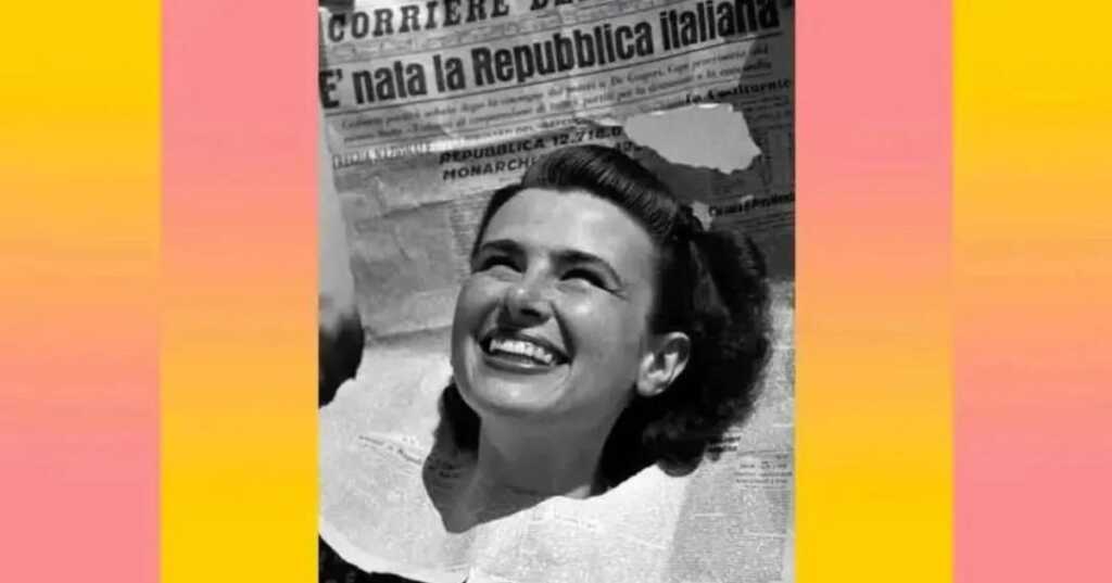 Chi è la ragazza protagonista della foto simbolo della Repubblica Italiana