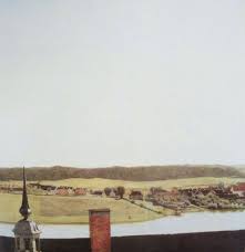 Christen Købke - Roof Ridge of Frederiksborg Castle, 1834