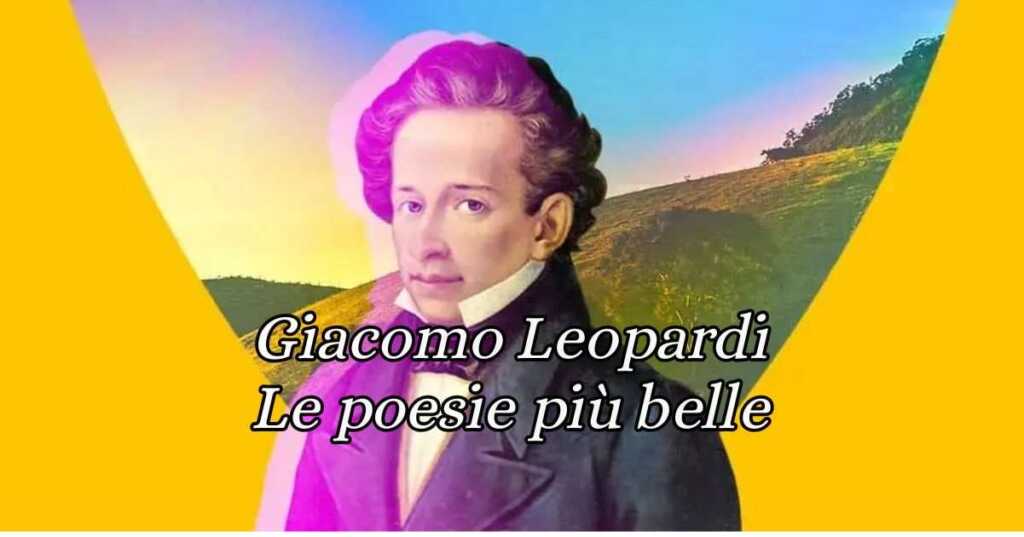 Giacomo Leopardi, le poesie più famose