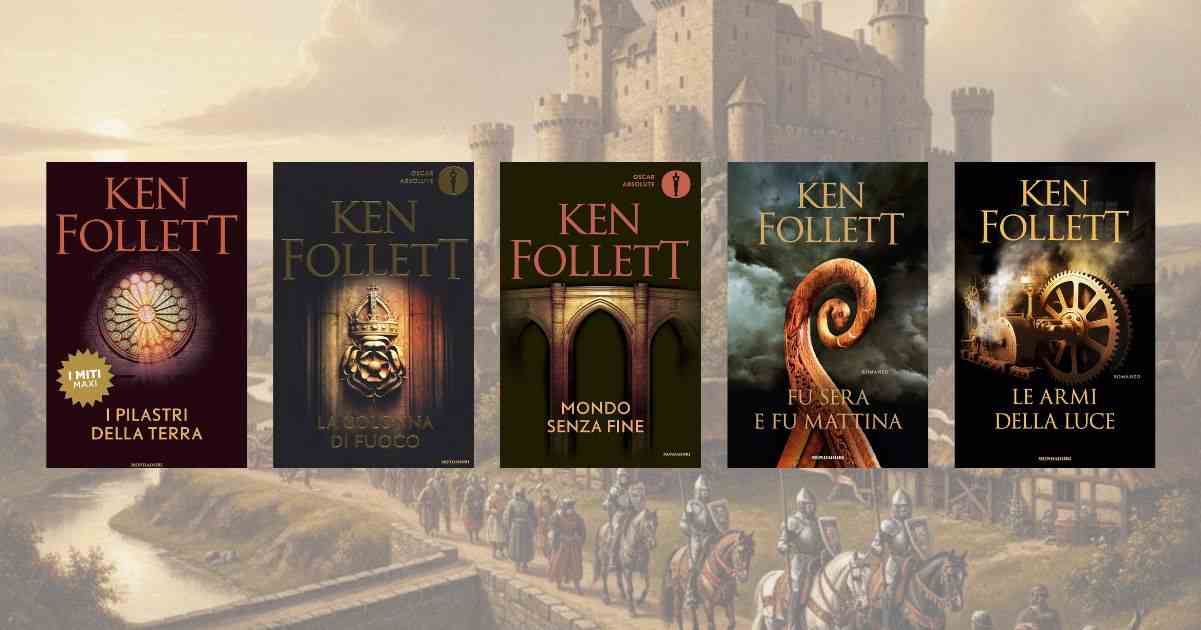 Ken Follett, tutti i libri della saga di Kingsbridge