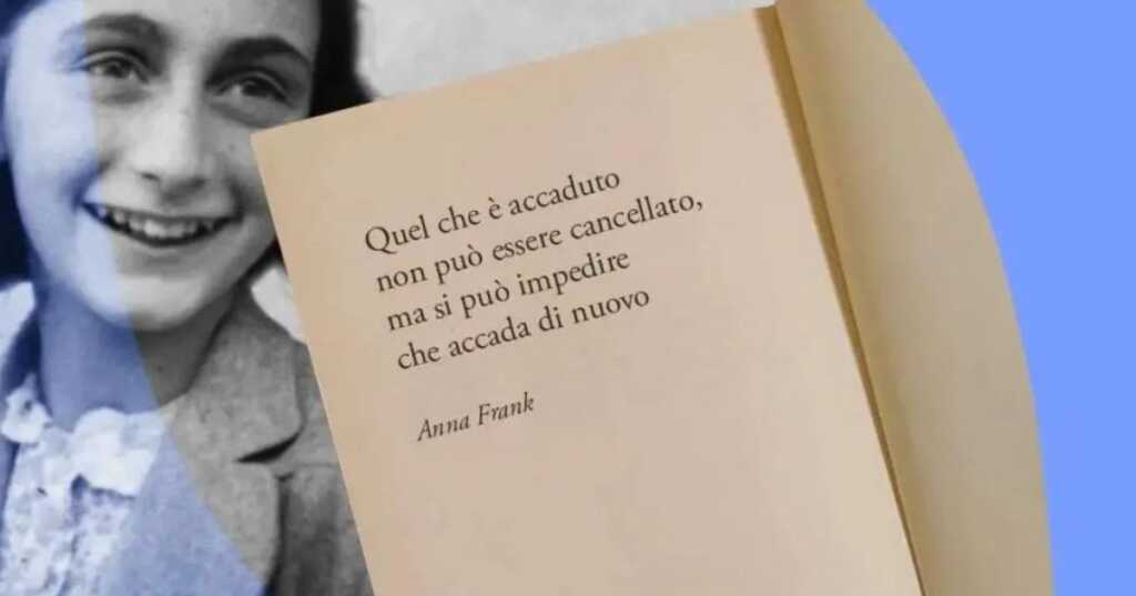 Perché è fondamentale non dimenticare? L'insegnamento di Anna Frank in una frase