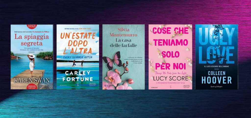 5 romanzi rosa perfetta da leggere in spiaggia
