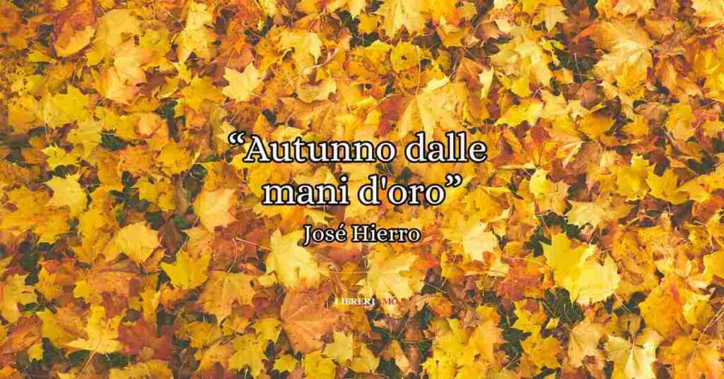 Autunno dalle mani d'oro, l'avvolgente poesia di José Hierro che celebra la stagione