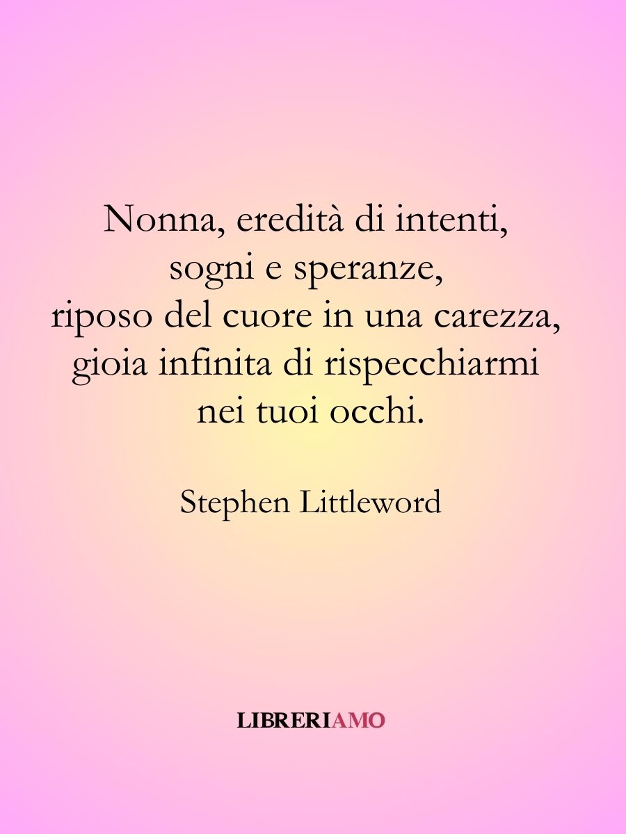 Frase da dedicare alla nonna