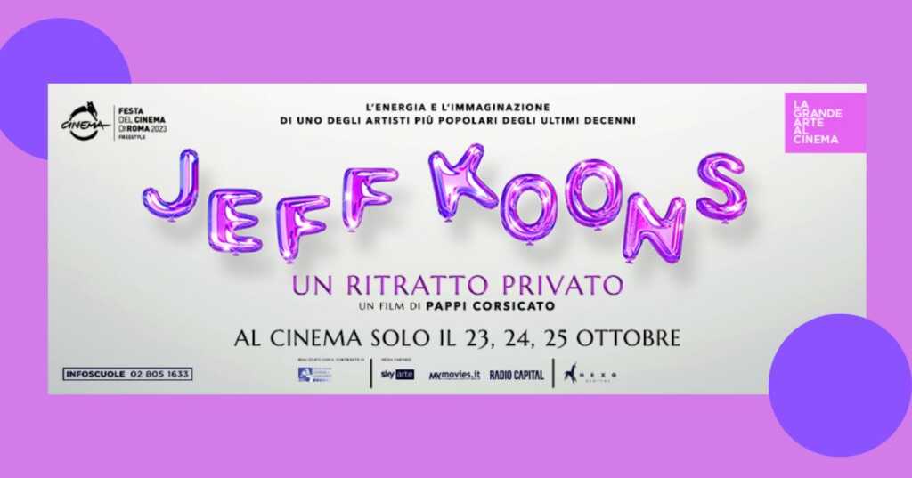 Il "ritratto privato" di Jeff Koons alla festa del cinema di Roma