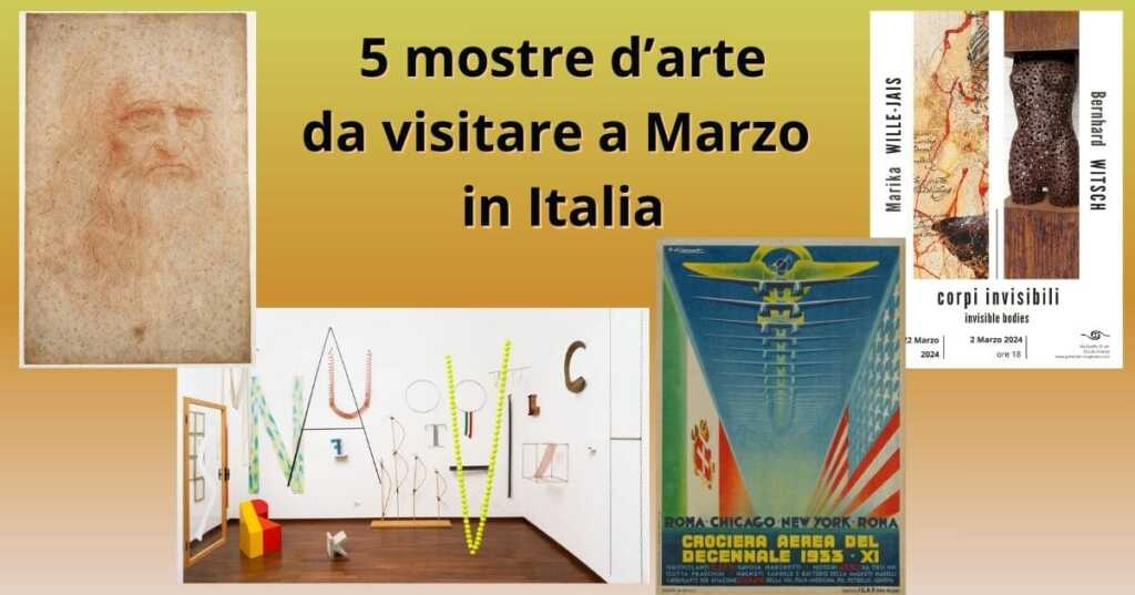 5 mostre d'arte in Italia da non perdere a Marzo 2024