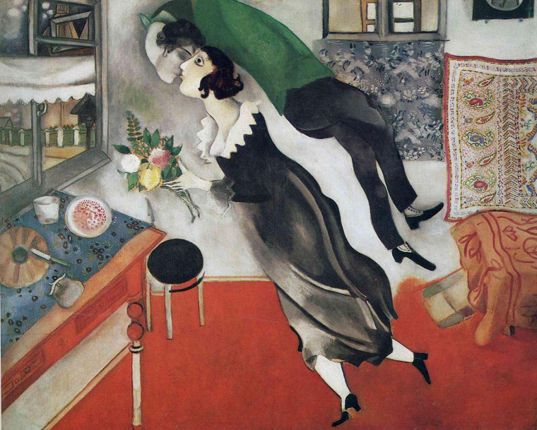 MARC CHAGALL, “Compleanno”
