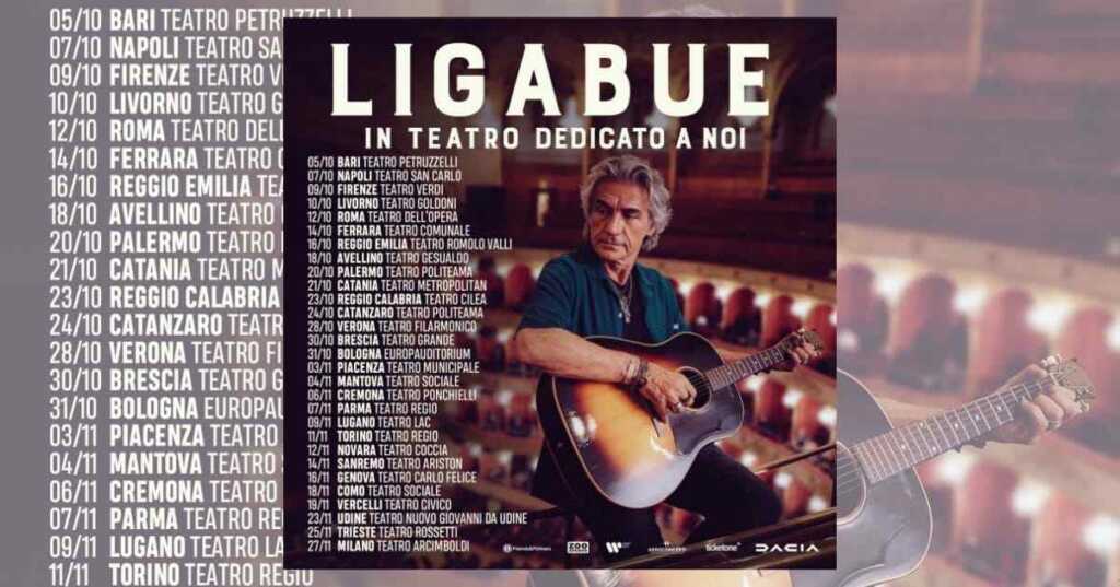 Luciano Ligabue torna in teatro con Dedicato a noi