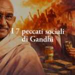 I 7 peccati sociali di Gandhi che spiegano la crisi del mondo di oggi