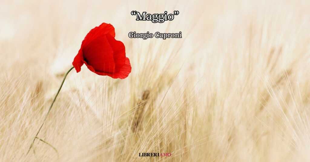 "Maggio" di Giorgio Caproni, una poesia che profuma di primavera e di speranza
