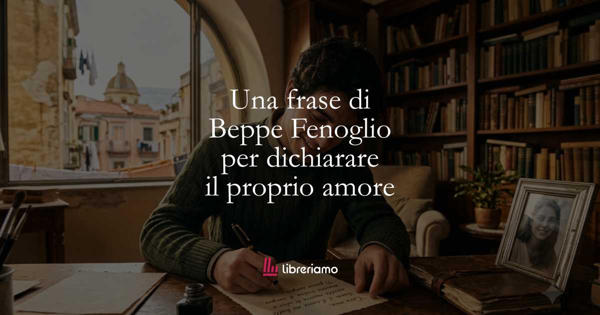 Una frase di Beppe Fenoglio per dichiarare il proprio amore