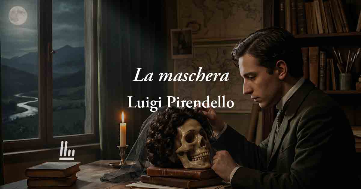 La maschera (1890) di Pirandello: la poesia sul valore della vita che è solo farsa