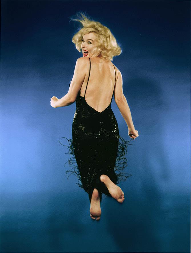L’attrice Marilyn Monroe, 1959;