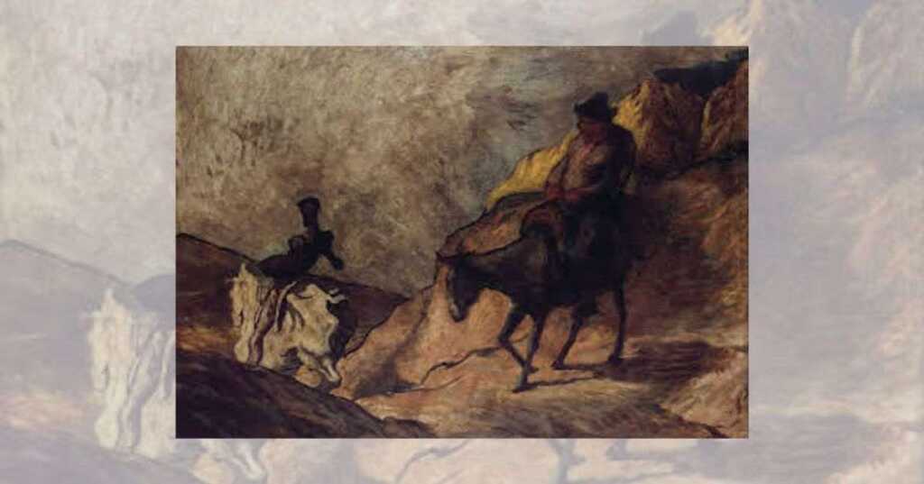 "Don Chisciotte e Sancho Panza", l'opera di Honoré Daumier contro le ingiustizie