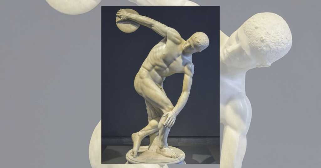 Il Discobolo di Mirone, l'opera d'arte simbolo delle Olimpiadi