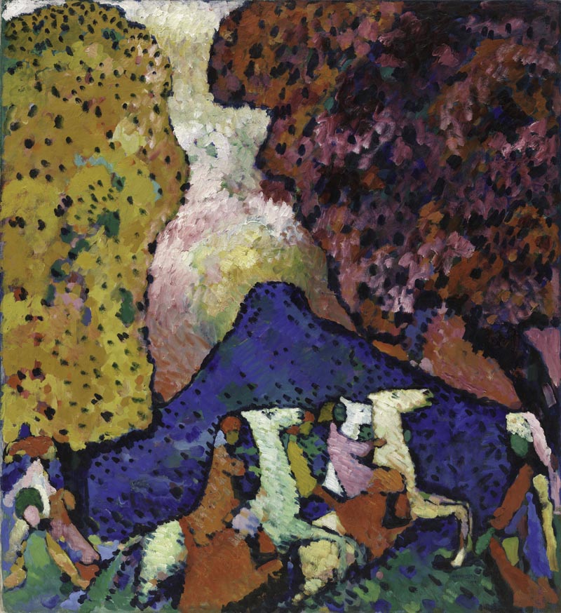 12. Kandinsky La montagna blu