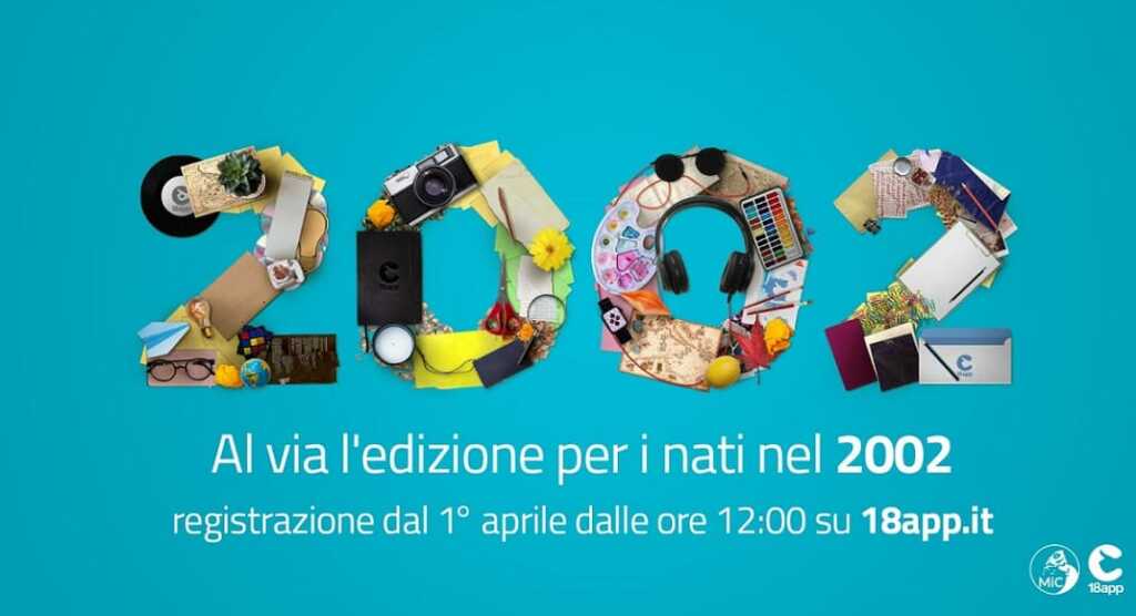 18app, al via il Bonus Cultura per i nati nel 2002. Ecco come registrarsi