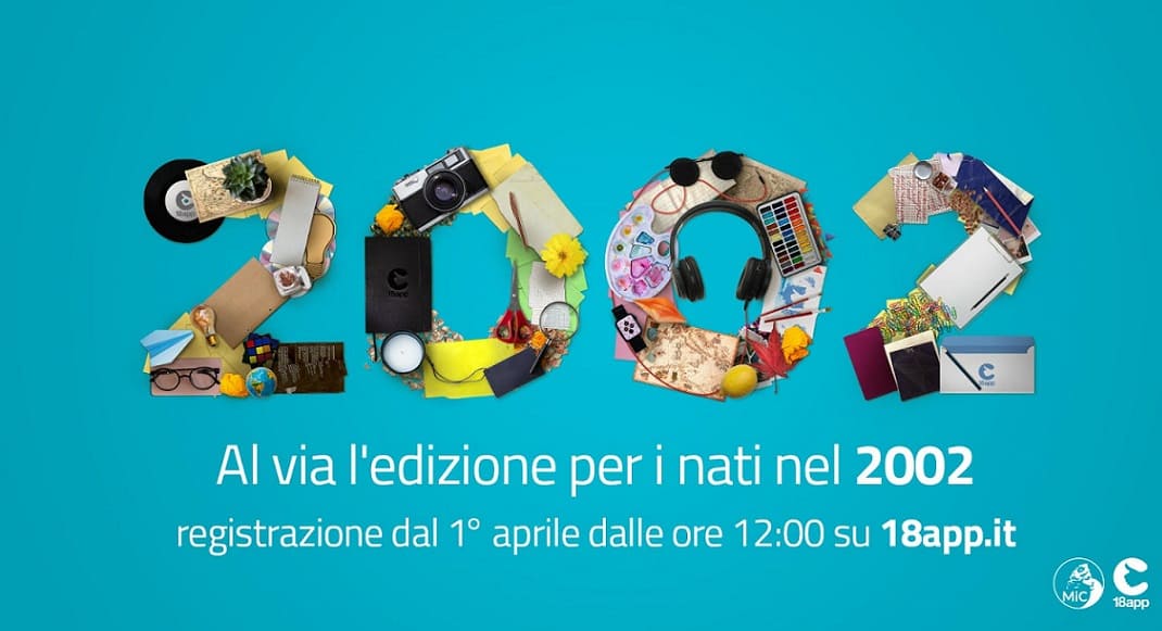 18app, al via il Bonus Cultura per i nati nel 2002. Ecco come registrarsi