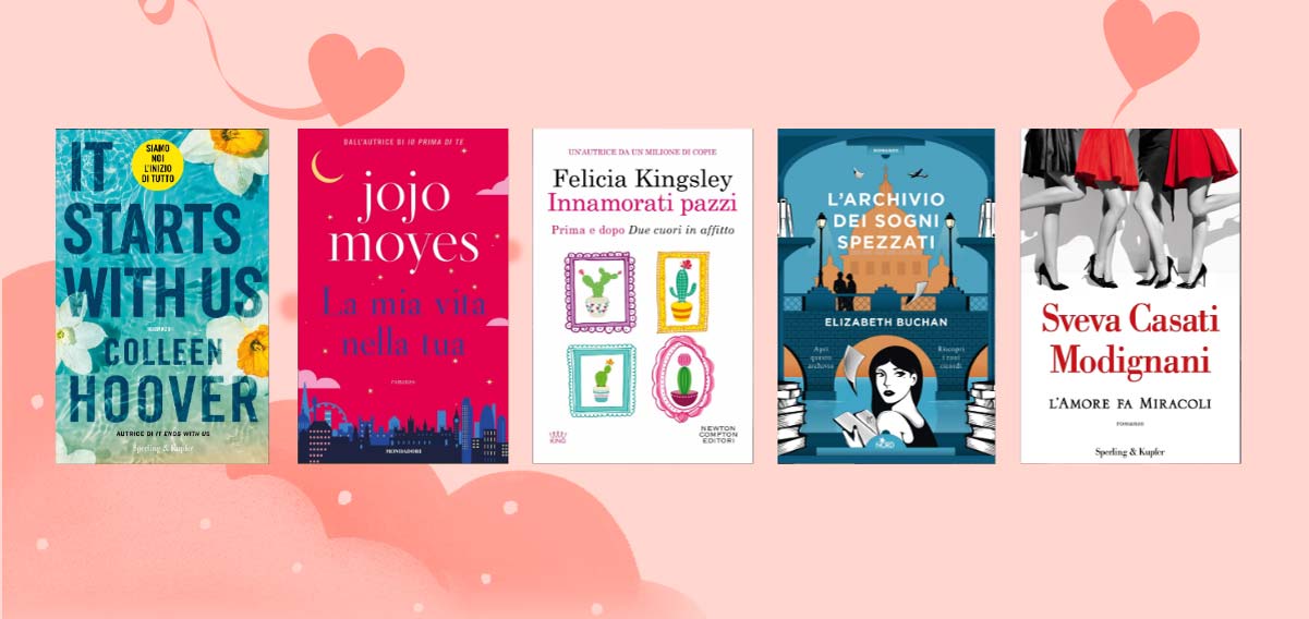 5 libri romantici per immergersi nelle atmosfere dell'amore