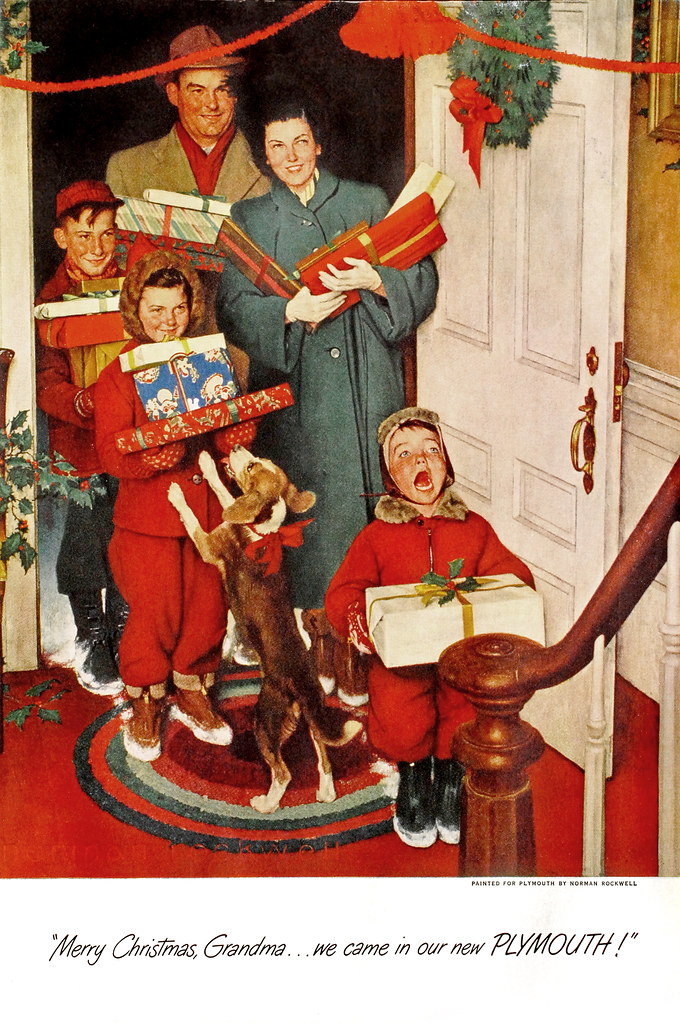 1950 ... Plymouth- Norman Rockwell | copyright- estate of No… | Flickr