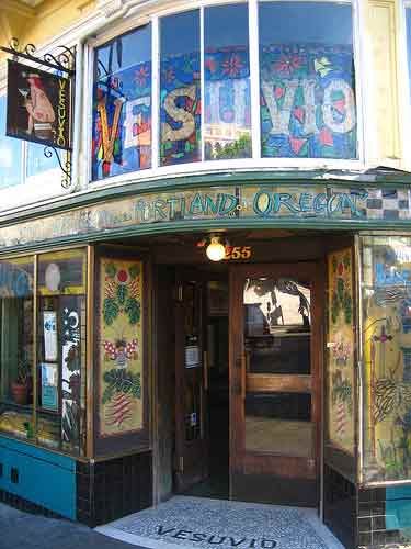 Vesuvio in North Beach (next to famous City Lights) is always a favorite for drinks and people watching...