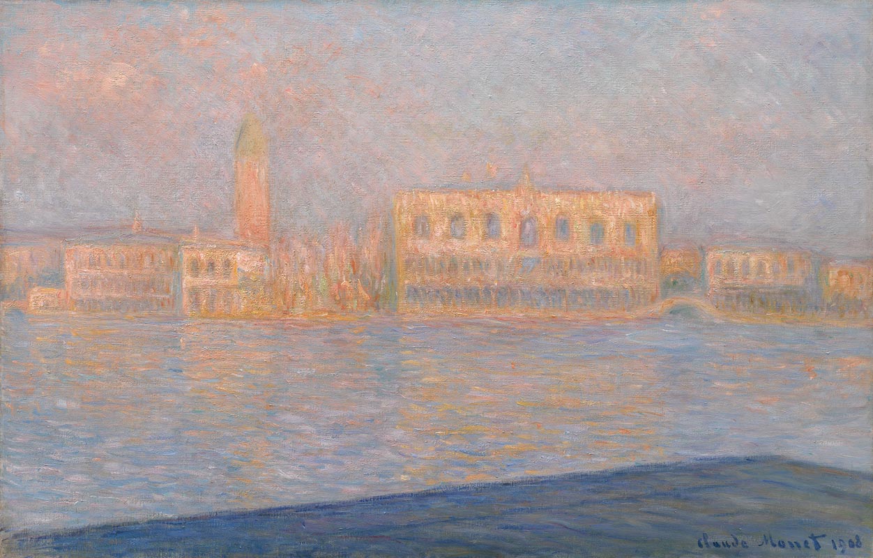 7. Monet Il Palazzo Ducale visto da S. Giorgio Maggiore