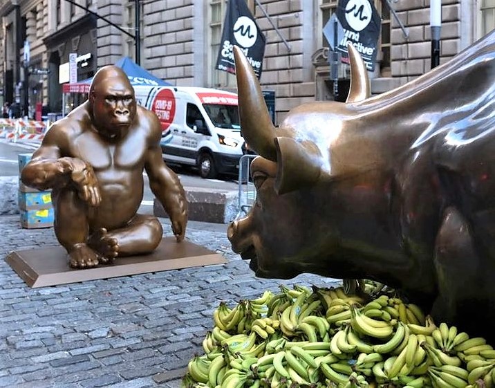 In ricordo del gorilla Harambe. NY 2021