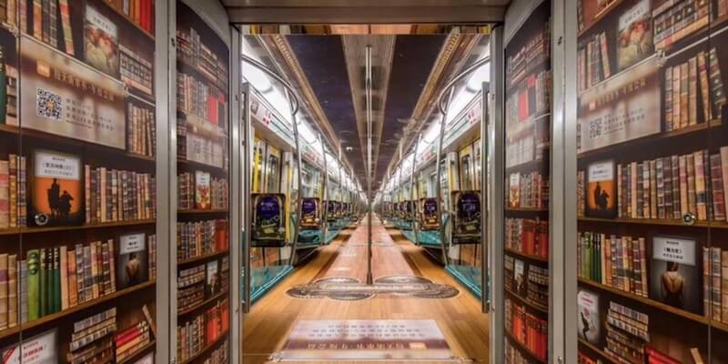 A Pechino una metropolitana di audiolibri
