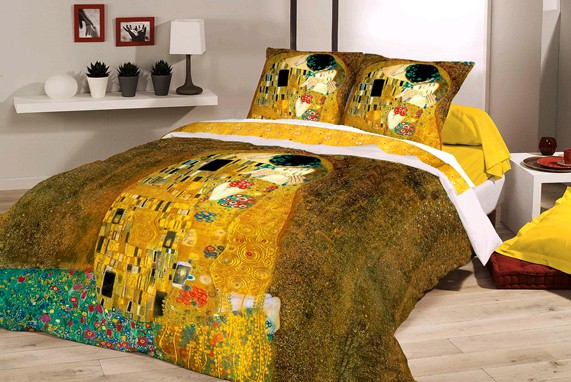 PARURE LENZUOLA, CUSCINI, COPRIPIUMINI ISPIRATI A VAN GOGH, KLIMT E TANTI ALTRI ARTISTI