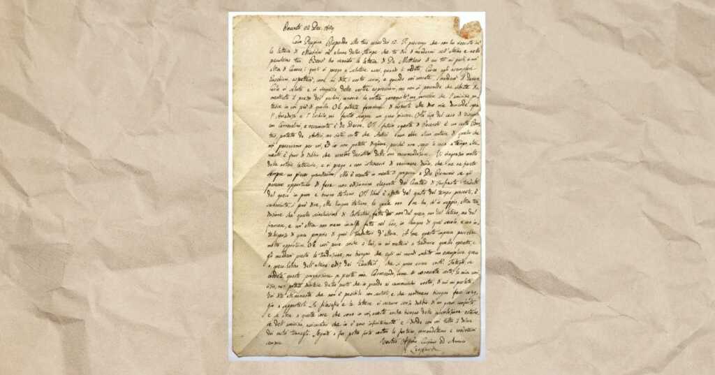 Biblioteca Nazionale di Napoli, acquisita lettera preziosa di Giacomo Leopardi