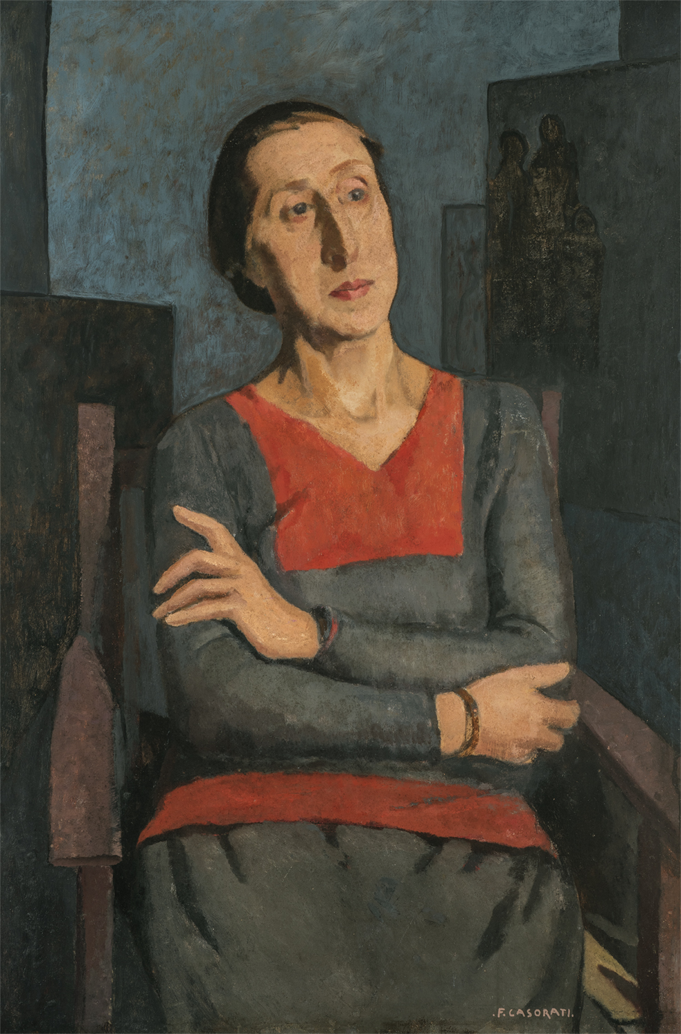 Ritratto della sorella Elvira - Felice Casorati