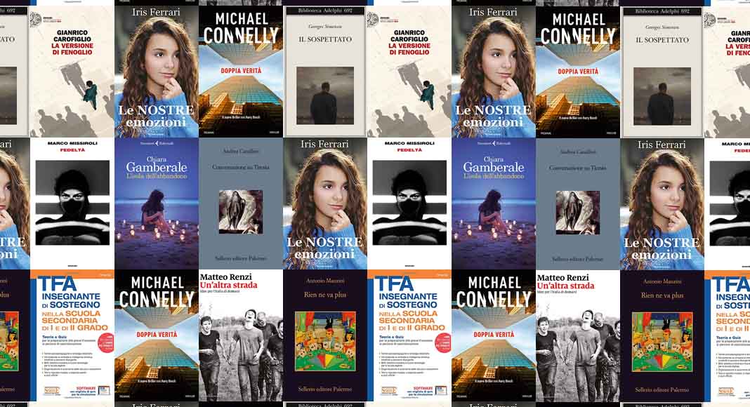 Classifica libri più venduti. Chiara Gamberale al secondo posto 8 Classifica libri più venduti. Chiara Gamberale al secondo posto