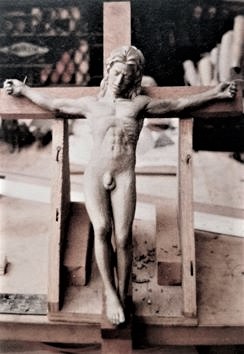 Miniatura del Cristo di trenta metri.