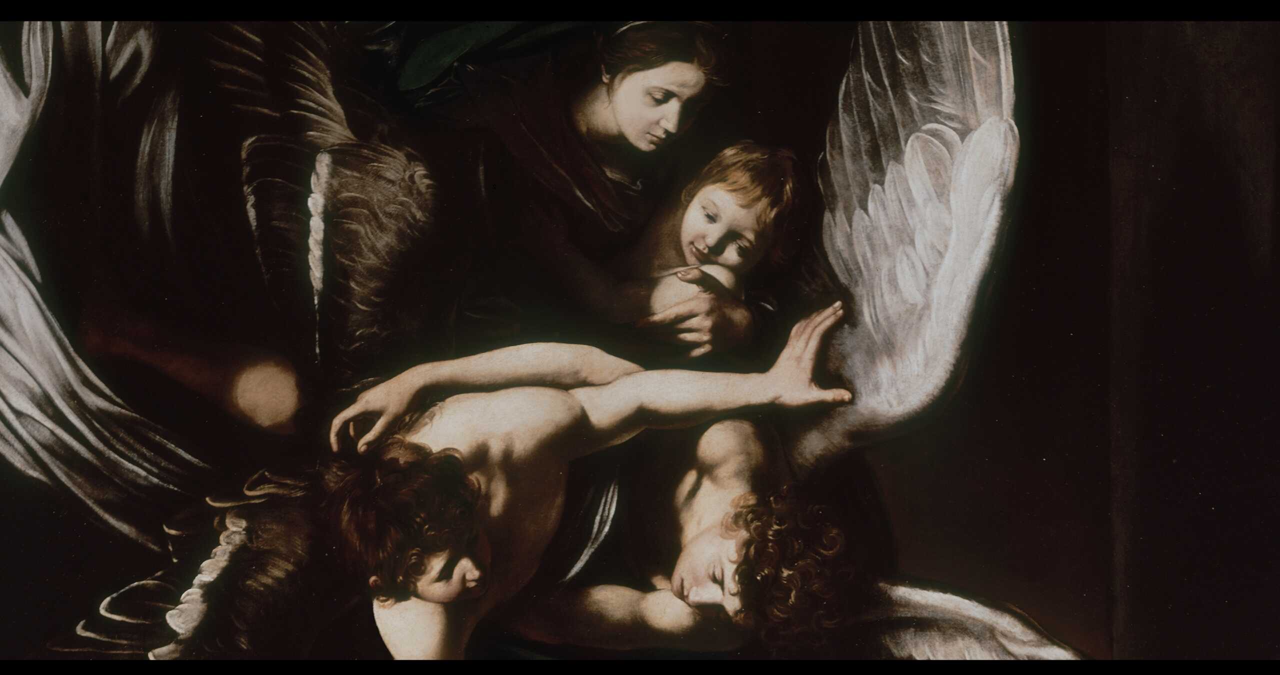 Dettaglio delle Sette opere di Misericordia scaled