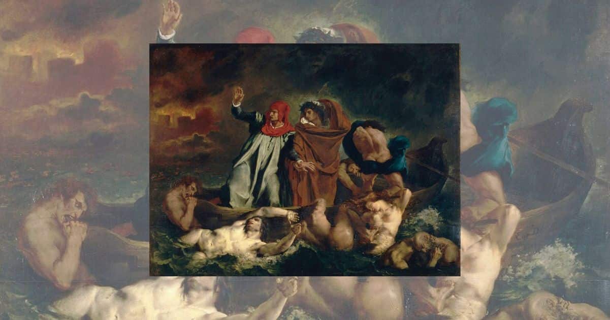 Eugene Delacroix e l'infernale opera La barca di Dante