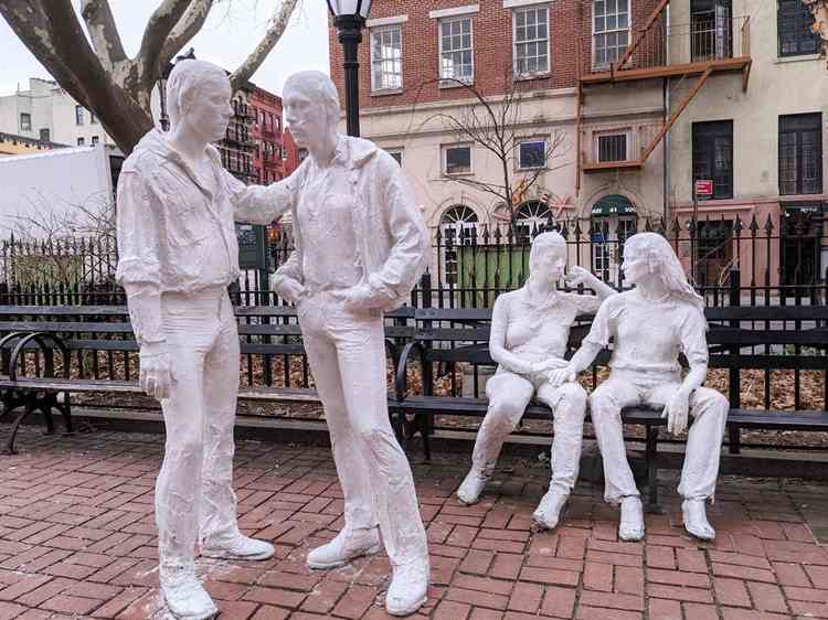Gay Liberation Monument di George Segal