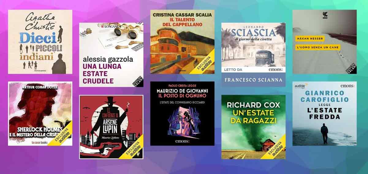 Gialli e thriller, 10 audiolibri da ascoltare in estate