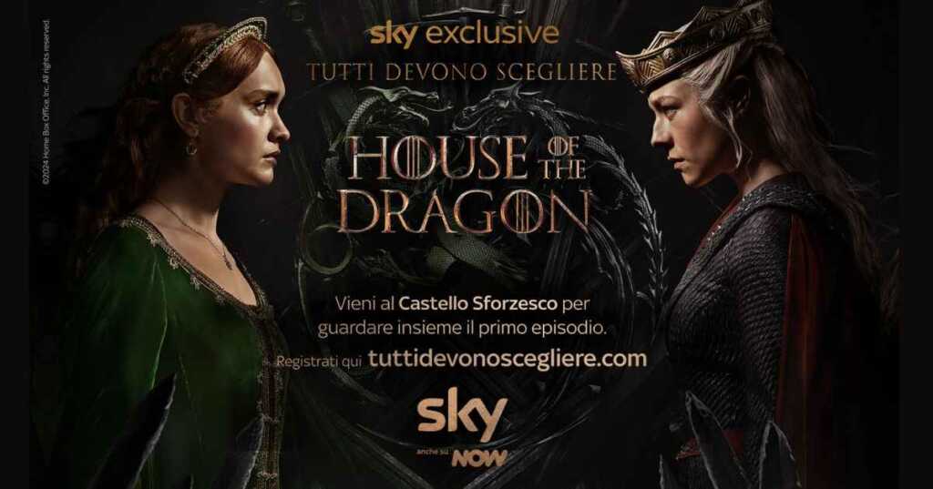 House of the Dragon, il Castello Sforzesco di Milano si trasforma in Westeros