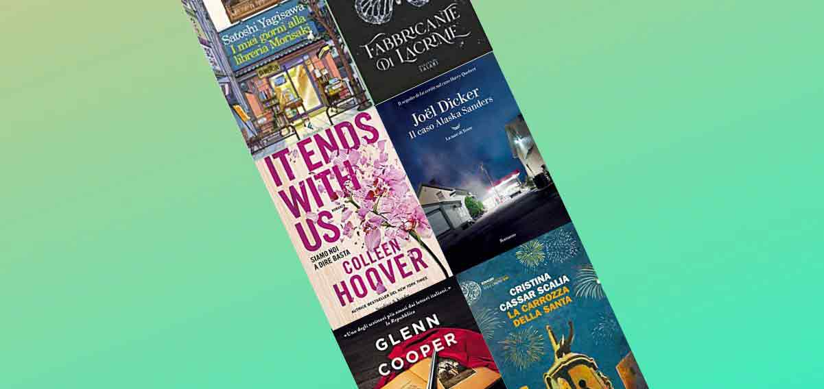 I 10 libri più venduti della settimana, Joël Dicker e Colleen Hoover primi