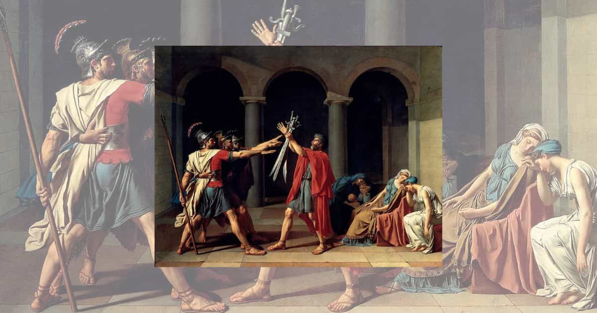Il giuramento degli Orazi, l'iconico quadro di David